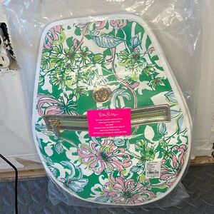 NWT Lilly Pulitzer Tennis racket cover with strap. Never used.